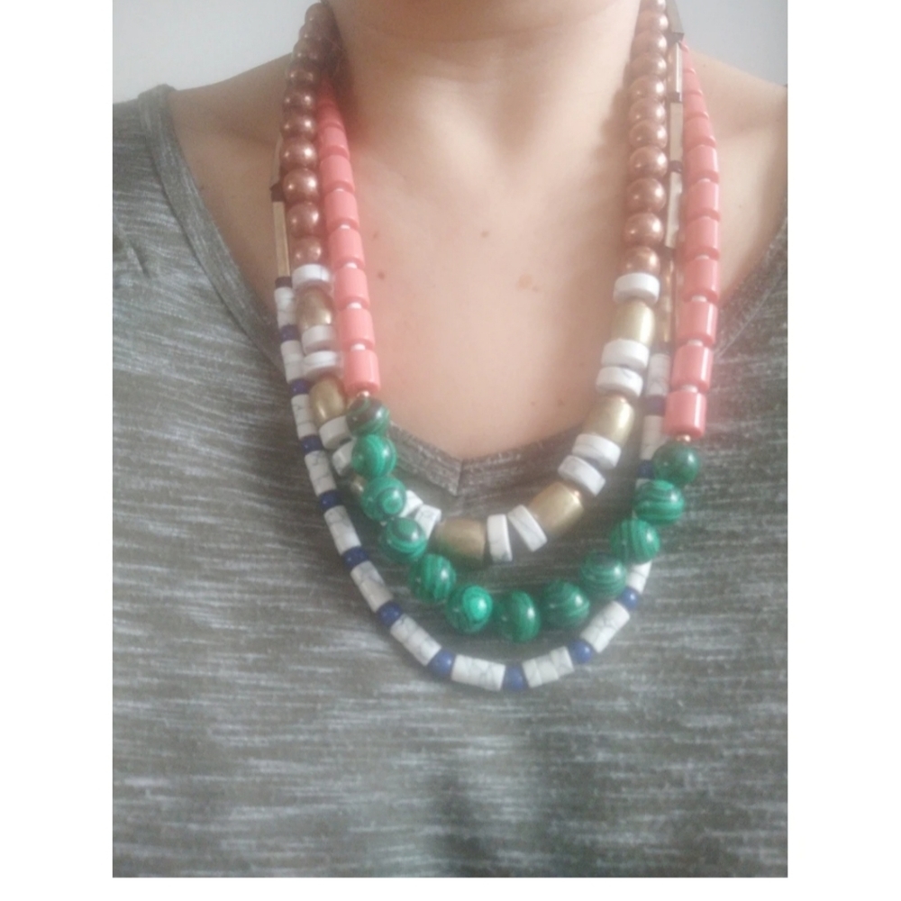 🇨🇦 Vintage Bohemian Style multi strand necklace